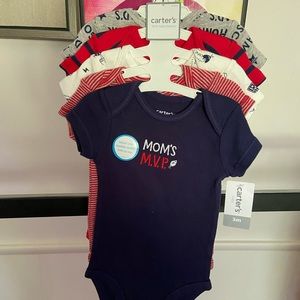 ❤️SOLD❤️Carters 5pc Onesie Baby Boy Set - 3 mth
